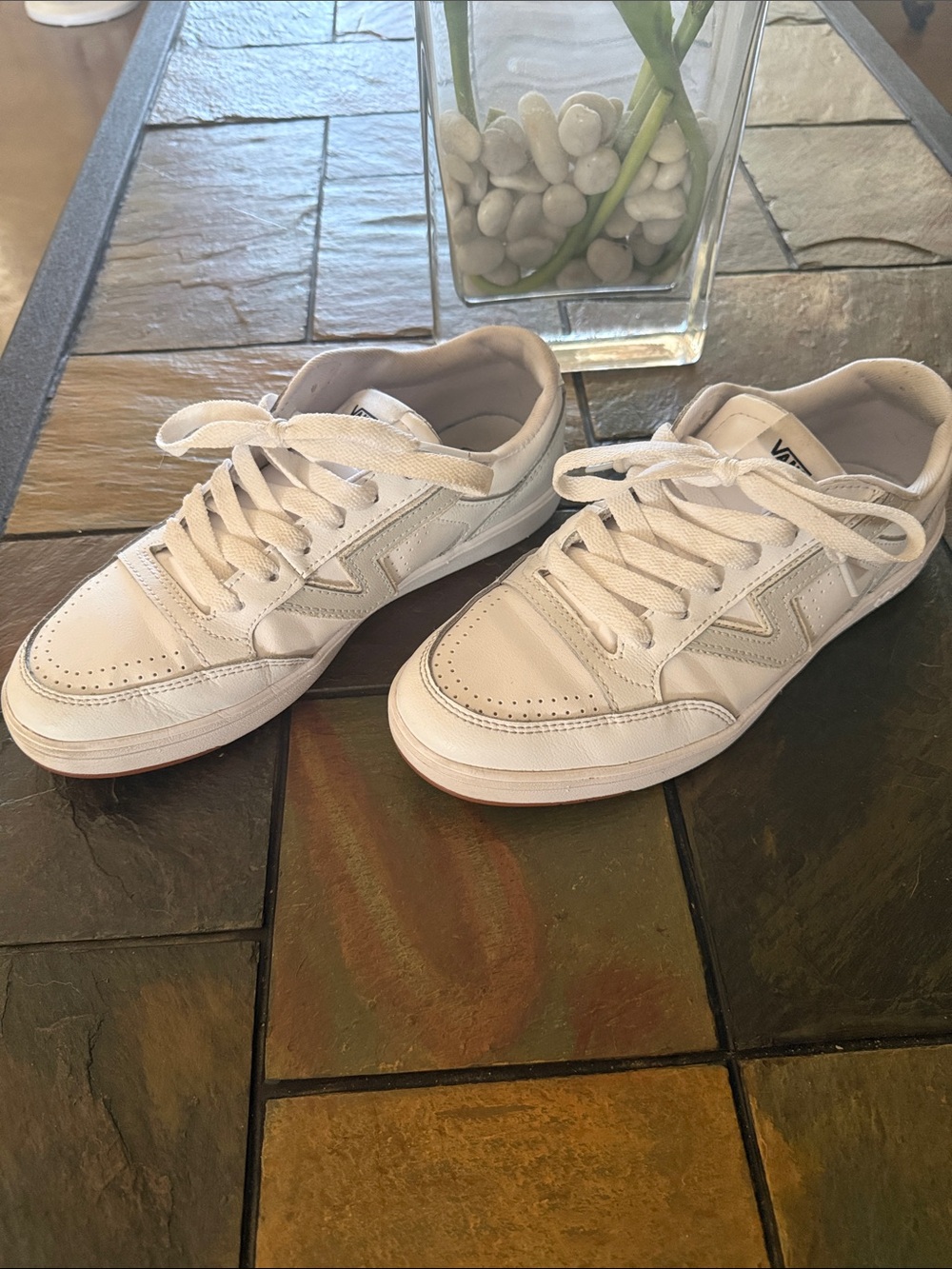 Vans White Low-Top Sneakers